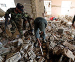  نیروهای عراقی یک گور دستجمعی را در فلوجه کشف کردند